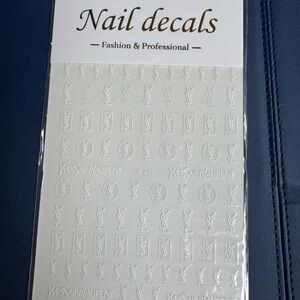 Ysl Nail Decals